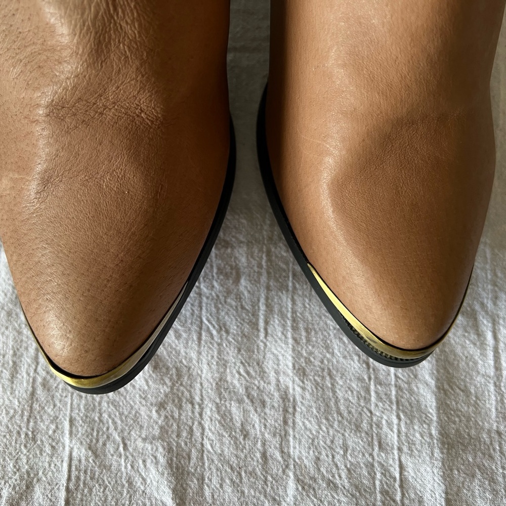 SALE🔥 Fringe Studded Leather Cowgirl Boots - Picture 7 of 15